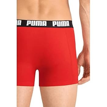 Спортивное нижнее белье Puma Everyday Basic Boxer 2 Pack Red/Black