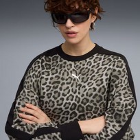 T7 Leo Luxe Oversized Crew Sweat Women