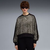 T7 Leo Luxe Oversized Crew Sweat Women