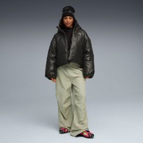 Puma Wardrobe Ess Shiny Hooded Padded Jacket.