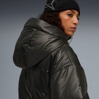 Puma Wardrobe Ess Shiny Hooded Padded Jacket.